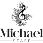 A logo of the michael staff
